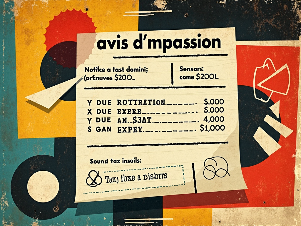 Avis d'imposition